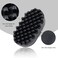 Hair Sponge, Rubber Curling Hair Brush Convenient to Use Afro Hair Sponge Barber Brush Washable Brush Ergonomic Hair Brush Sponge for Afro, Coils, Dreadlocks