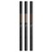 BOM 3 in 1 Triple Edge Eyebrow Pencil with Blender and Spoolie Long Lasting Waterproof, Dark Brown