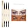 Eyebrow Pencil,3 PCS Waterproof Long-Lasting Microblading Black Brow Pencil,Natural Eyebrow Makeup Ultra Slim Defining Eyebrow Pencils
