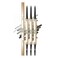 Eyebrow Pencil,3 PCS Waterproof Long-Lasting Microblading Black Brow Pencil,Natural Eyebrow Makeup Ultra Slim Defining Eyebrow Pencils
