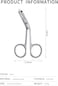 Stainless Steel Tweezers Scissor Handle, Precision Eyebrow Tweezers, Professional Hair Removal Tweezers Flat Tip, Scissor Style Tweezers with Handles, Eyebrow &amp; Hair Plucker for Women and Men