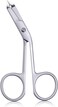 Stainless Steel Tweezers Scissor Handle, Precision Eyebrow Tweezers, Professional Hair Removal Tweezers Flat Tip, Scissor Style Tweezers with Handles, Eyebrow &amp; Hair Plucker for Women and Men