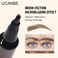 UCANBE Wild Natural Liquid Brow Pen - Microblading Eyebrow Pencil with Brow-Fection Angled Brush, Waterproof, Soft Bristles, Natural-Looking Brows, Last All Day for Women Girls Makeup（Brown）