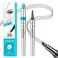 Eyebrow Pencil with 4 Tip Microblade for Natural Eyebrow Makeup Eyebrow Microblading Pen Waterproof &amp;Smudge-Proof (2# Dark Brown)