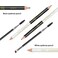 Eyebrow Pencil, Waterproof Professional Makeup Micro Brow Pencil,Eyebrow Pencil Case With Double Head And Eyebrow Brush Ultra Fine Hard Pen Refill