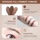 Eyebrow Stamp Stencil Kit for Beginner - Simpout Eye Brow Stamping Kit, Eyebrow Stamp Trio Kit, 29 Brow Stencils, Brow Eyebrow Kit with Sponge Applicator, Waterproof Eyebrow Kit (E04 Chocolate)
