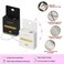 Brow Mapping Kit includes 10m X Black&amp;White Mapping String, 50pcs Eyebrow Ruler Stickers,White and Light Beige Brow Concealer &amp; 2 Brow Brushes, Eyebrow Pencil Razor Sharpener and Instruction