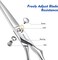 Professional Hair Cutting Scissors 6" with Extremely Sharp Convex Blade,Haircut Scissors,Premium Cobalt Alloy Stainless for Hair Shears,Ergonomic Design Barber Scissors For Salon and Home
