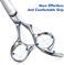 Professional Hair Cutting Scissors 6" with Extremely Sharp Convex Blade,Haircut Scissors,Premium Cobalt Alloy Stainless for Hair Shears,Ergonomic Design Barber Scissors For Salon and Home