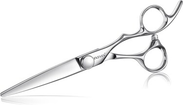 Professional Hair Cutting Scissors 6" with Extremely Sharp Convex Blade,Haircut Scissors,Premium Cobalt Alloy Stainless for Hair Shears,Ergonomic Design Barber Scissors For Salon and Home
