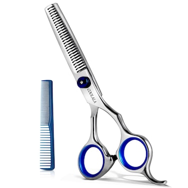 Stainless Steel Hair Cutting Scissors Thinning Shears 6.5 Inch Professional Salon Barber Haircut Scissors Family Use for Man Woman Adults Kids