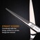 Hair Cutting Scissors Thinning Shears Kit, 6.5 inch Professional Haircut Scissors for Beard Trimming Shaping with Comb Case, Hairdressing Shears Set