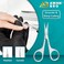 Professional Cuticle Scissors Extra Fine Curved Blade, Silver Manicure Scissors for Cuticles Small Scissors with Precise Pointed Tip Slim Grooming Blades, Eyebrow, Eyelash and Dry Skin