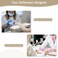 Arm Rest for Nails Tech, Foldable Nail Arm Rest, Microfiber Leather Manicure Hand Rest for Nail Tech,Manicure Salon Use