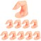 Mudder Practice Fingers DIY Nail Art Training Fingers Nail Decoration Training Fingers for Acrylic, Gel and Nail Art Beginners, 10 Pack