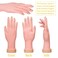 krofaue 2 Pack Practice Nail Tips Art Trainer Training Hand Tool Flexible Bendable Movable Fake Mannequin Right Hands Manicure Tool
