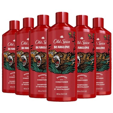 Old Spice Bearglove 2in1 Shampoo and Conditioner for Men, 13.5 fl oz