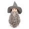 Fake Beard Wig   Qacf Long Curly Mens Wizard Mustache Wig Halloween Costume Cosplay Viking Fake Beard Wig (Grey)