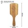 Badass Beard Care Wood Bristle Beard Brush For Men - Anti-static, 100% Bamboo &amp; Light Weight