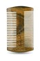 Sandalwood Handmade Beard Comb for Men - Premium Wooden Comb - Pocket Wood Comb in PU Leather Case