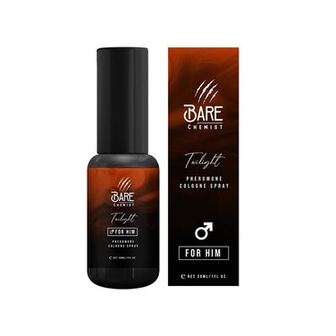 Twilight Pheromone Cologne for Him - [Long Lasting Formula] Pheromone Perfume Oil Spray for Men 1oz. - Lavender, Iris, Leather