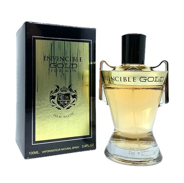 Invincible Gold Men's Cologne 3.4 Fl. Oz. Eau de Toilette Spray