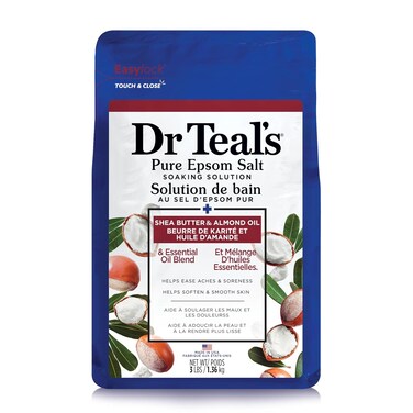 Dr Teal's Epsom Salt Soak Bundle with Elderberry and Shea Butter &amp; Almond, 3 lbs Each