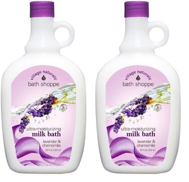 Village Naturals Bath Shoppe Ultra-Moisturizing Milk Bath Lavender &amp; Chamomile (Pack of 2)