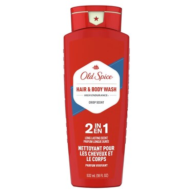 Old Spice High Endurance Hair &amp; Body Wash, 18 oz (Pack of 4)