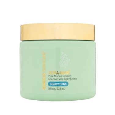 Serious Skincare Ultra-Mare Pure Marine Infusion Body Cream &ndash; Revitalize Dry Skin &ndash; Marine Peptides &amp; Minerals &ndash; Shea Butter &ndash; Algae Extracts - 8 oz.