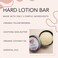 Hard Lotion Bar   Organic Beeswax and Plant based Moisturizer   Plastic free solid moisture bar (Orange Cream)