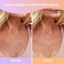 Cleverfy Silicone Chest Wrinkle Pads for D&eacute;collet&eacute; - 2-Pack of V-Shape Reusable Anti-Wrinkle Patches