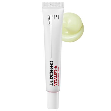 Dr.Different VITALIFT-A Retinal 0.05% - Anti-Aging And Anti-Wrinkle Night Treatment For Lifting And Firming-Face Moisturizer Cream With Vitamin A &amp; Hyaluronic Acid, 0.7oz.