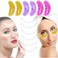 Under Eye Patches for Puffy Eyes, Reusable Silicone Eye Wrinkle Pads Ice Gel Anti Aging Pad Cooling Cleavage Patch Hot Cold Therapy Transparent Eye Mask for Fine Lines Eye Bag 12 Pack