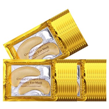 Under Eye Patches(30 Pairs), 24K Gold Collagen Under Eye Masks For Dark Circles and Puffiness, Moisturizing &amp; Hydrating Eye Patches For Puffy Eyes, Reduce Under Eye Bags, Anti-Aging Eye Care Treatment