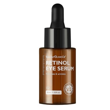 Retinol Eye Serum, Anti-Aging with Hyaluronic Acid Vitamin E Ceramide for Dark Circle, Fine Lines &amp; Under Eye Bags Visibly Reduces, 1.02 fl.oz