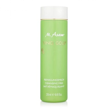 M. Asam Vino Gold Cleansing Milk &ndash; Gentle Facial Cleanser removes makeup &amp; targets impurities, Face Wash with Vitamin E &amp; F &ndash; nourishes with moisture, facial care, 8.45 Fl Oz