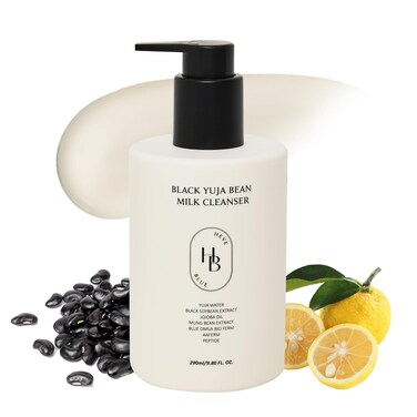 Black Yuja Bean Milk Cleanser - Sensitive Skin, Korean Skincare, Vegan, Hypoallergenic, Moisturizing, Hydrating, First Facial Cleansing, Cleansing Milk, K-Beauty