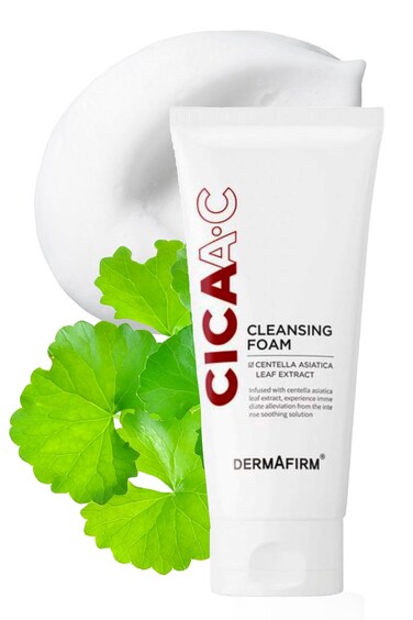 Cica AC Cleansing Foam 5.29 oz   Glycolic Acid Face Wash Niacinamide Face Wash Hydrating Facial Cleanser for Oily, Sensitive &amp; Dry Skin   Korean Skincare Water Based Cleanser for Women &amp; Men