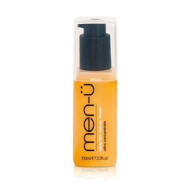 men-&uuml; HEALTHY FACIAL WASH 3.3 fl.oz, for up to 265 washes, Ultra-Concentrate Healthy Face Cleanser, Facial Cleansing for Men Before or After Shaving - 3.3oz