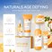 5Pcs Skincare Gift Set for Teenage Girls, Vitamin C Face Skin Care Kit With Cleanser, Toner, Face Serum, Eye Cream, Cream, Travel Skin Care Sets &amp; Kits, Hydrating Facial Kit Skincare Set for Women Men