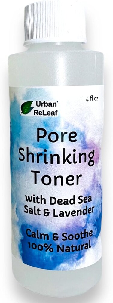 Urban ReLeaf Pore Shrinking Toner! with Lavender &amp; Dead Sea Salt, Smooth Tight Skin, 100% Natural, Calm &amp; Soothe Irritation