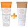 Botanic Tree Double Face Wash Kit - Gentle Facial Cleanser Set of Glycolic Acid Exfoliator Facewash And Vitamin C Cleanser for Women, Men - Natural Exfoliating Scrub Set for Oily, Dry, Sensitive Skin