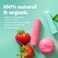 eos 100% Natural &amp; Organic Lip Balm- Strawberry Sorbet, All-Day Moisture, Dermatologist Recommended for Sensitive Skin, Lip Care Products, 0.25 oz (Pack of 2)