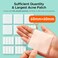 Large Pimple Patches, 60 mm XL Acne Patches, Big Hydrocolloid Bandages for Body, Face, Forhead, Chin, Neck Zit Breakouts, Hydrocolloid Patch (Square, Strip, Dot 5 Sizes 265 Count)