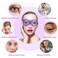 Permotary 2PCS Gel Eye Mask Reusable Hot Cold Compress Pack Eye Therapy,Therapeutic Gel Eye Spa Pad for Puffiness/Dark Circles/Eye Bags/Dry Eyes/Headaches/Migraines/Stress Relief-Purple&amp;Pink