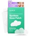 GLAM UP Spotless Nose Patch Hydrocolloid Coverage for Nose Pores, Zits and Oil - Overnight Strong Waterproof to Absorb Blackheads &amp; Pimple Nose Gunk, and Calm with Tea Tree (12 Patches)