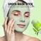 2 Pcs Green Tea Mask Stick, Blackhead Remover Mask with Green Tea Extract, Green Mask Stick for Deep Pore Cleansing, Moisturizing, Oil Controlling