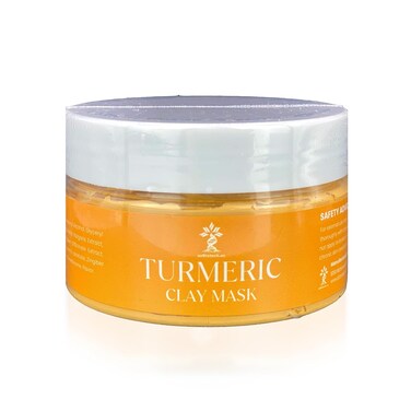 Turmeric Face Mask with Ginger and Vitamin E for Dark Spots, Dull Skin, Skincare Facial Mask for Controlling Oil and Refining Pores 3.38 Oz