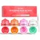 Overnight Lip Mask Set - Lip Care 4 Pack with Vitamin C &amp; Hyaluronic Acid for Nourishing, Hydrating, and Repairing Dry, Flaky Lips   Vegan Lip Sleeping Mask, Lip Butter